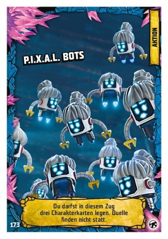 NINJAGO Trading Card Game (German) Series 8 (Next Level) - # 173 P.I.X.A.L. Bots