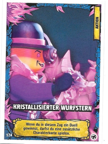 NINJAGO Trading Card Game (German) Series 8 (Next Level) - # 174 Kristallisierter Wurfstern