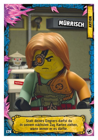 NINJAGO Trading Card Game (German) Series 8 (Next Level) - # 176 Mürrisch