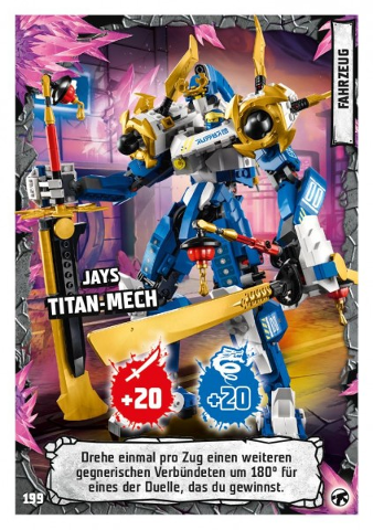 NINJAGO Trading Card Game (German) Series 8 (Next Level) - # 199 Jays Titan-Mech