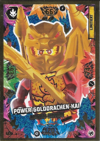 NINJAGO Trading Card Game (German) Series 8 (Next Level) - # LE3 Power Golddrachen-Kai Limited Edition