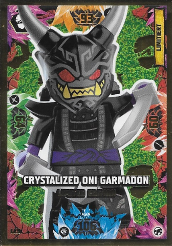 NINJAGO Trading Card Game (German) Series 8 (Next Level) - # LE9 Crystalized Oni Garmadon Limited Edition