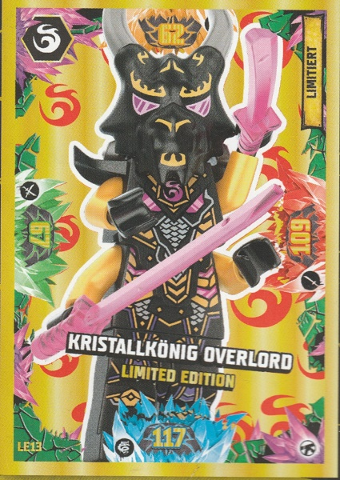 NINJAGO Trading Card Game (German) Series 8 (Next Level) - # LE13 Kristallkönig Overlord Limited Edition