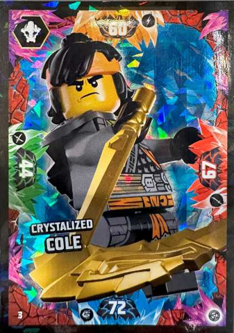 NINJAGO Trading Card Game (German) Series 8 - # 3 Crystalized Cole
