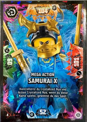 NINJAGO Trading Card Game (German) Series 8 - # 4 Mega Action Samurai X