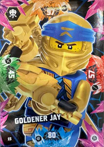NINJAGO Trading Card Game (German) Series 8 - # 15 Goldener Jay
