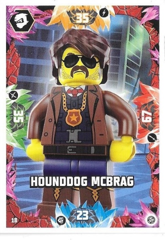 NINJAGO Trading Card Game (German) Series 8 - # 18 Hounddog McBrag