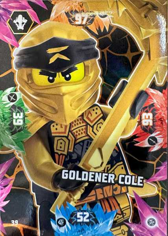 NINJAGO Trading Card Game (German) Series 8 - # 39 Goldener Cole