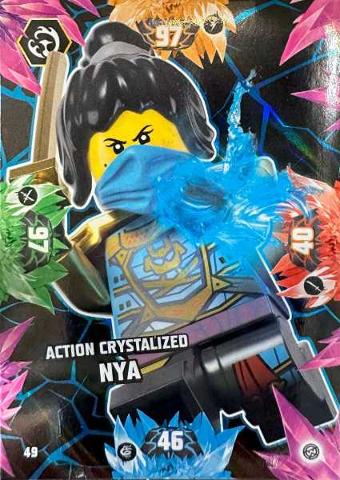 NINJAGO Trading Card Game (German) Series 8 - # 49 Action Crystalized Nya