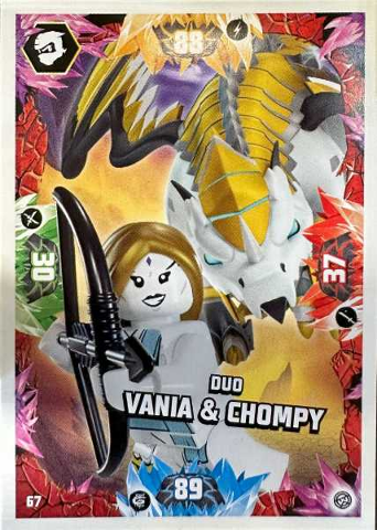 NINJAGO Trading Card Game (German) Series 8 - # 67 Duo Vania & Chompy
