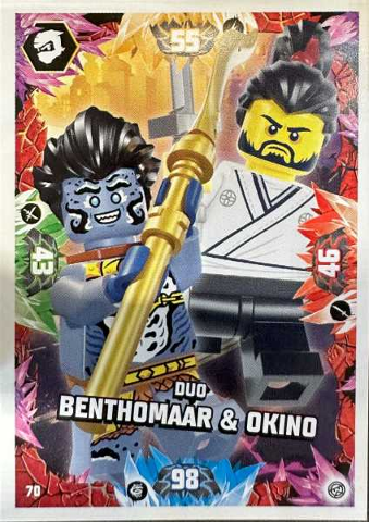 NINJAGO Trading Card Game (German) Series 8 - # 70 Duo Benthomaar & Okino