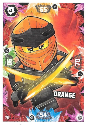 NINJAGO Trading Card Game (German) Series 8 - # 75 Orange