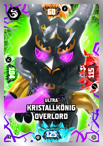 NINJAGO Trading Card Game (German) Series 8 - # 82 Ultra Kristallkönig Overlord