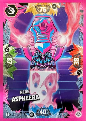 NINJAGO Trading Card Game (German) Series 8 - # 83 Neon Aspheera