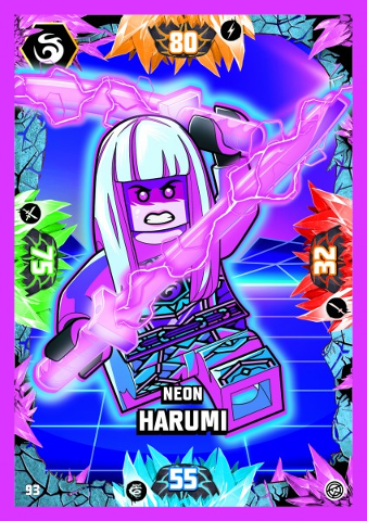 NINJAGO Trading Card Game (German) Series 8 - # 93 Neon Harumi