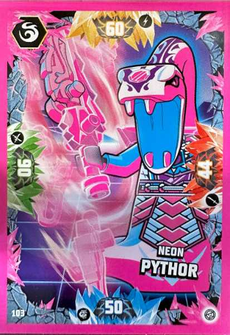 NINJAGO Trading Card Game (German) Series 8 - # 103 Neon Pythor