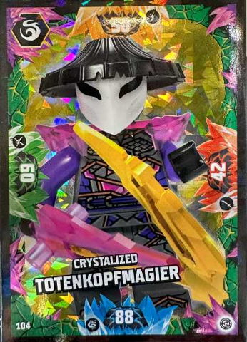 NINJAGO Trading Card Game (German) Series 8 - # 104 Crystalized Totenkopfmagier