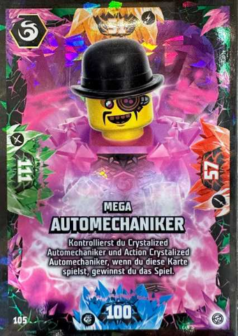 NINJAGO Trading Card Game (German) Series 8 - # 105 Mega Automechaniker