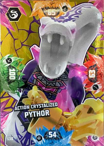 NINJAGO Trading Card Game (German) Series 8 - # 130 Action Crystalized Pythor