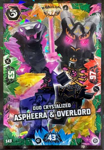 NINJAGO Trading Card Game (German) Series 8 - # 143 Duo Crystalized Aspheera & Overlord