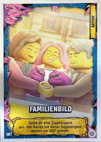 NINJAGO Trading Card Game (German) Series 8 - # 187 Familienbild