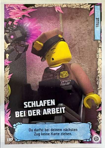 NINJAGO Trading Card Game (German) Series 8 - # 197 Schlafen Bei der Arbeit