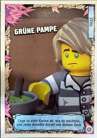 NINJAGO Trading Card Game (German) Series 8 - # 203 Grüne Pampe