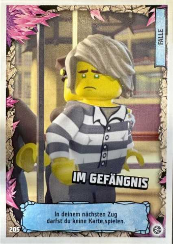 NINJAGO Trading Card Game (German) Series 8 - # 205 Im Gefängnis