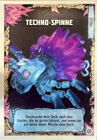 NINJAGO Trading Card Game (German) Series 8 - # 206 Techno-Spinne