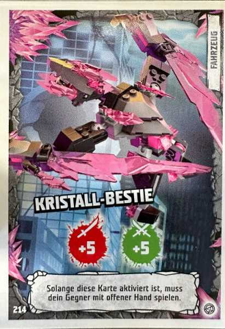 NINJAGO Trading Card Game (German) Series 8 - # 214 Kristall-Bestie