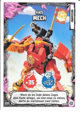 NINJAGO Trading Card Game (German) Series 8 - # 221 Kais Mech