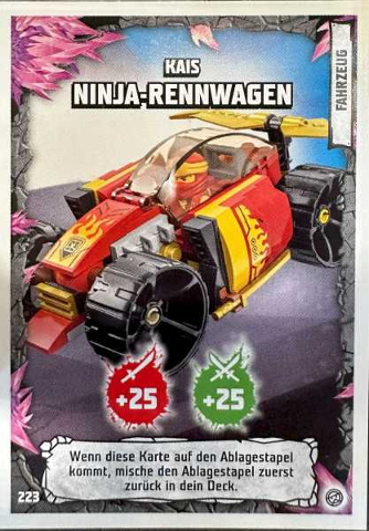 NINJAGO Trading Card Game (German) Series 8 - # 223 Kais Ninja-Rennwagen