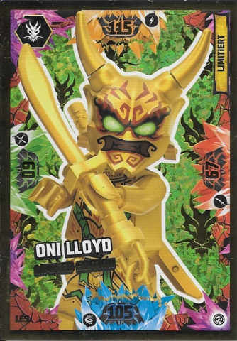 NINJAGO Trading Card Game (German) Series 8 - # LE5 Oni Lloyd Limited Edition