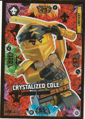 NINJAGO Trading Card Game (German) Series 8 - # LE10 Crystalized Cole Limited Edition