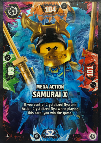 NINJAGO Trading Card Game (English) Series 8 - # 4 Mega Action Samurai X
