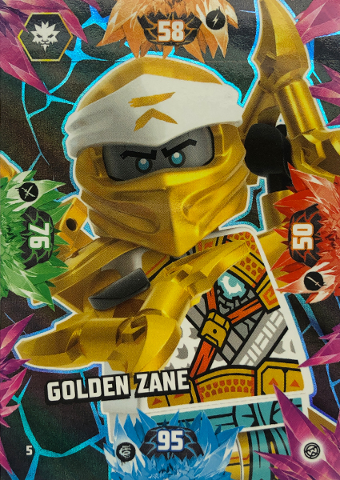 NINJAGO Trading Card Game (English) Series 8 - # 5 Golden Zane