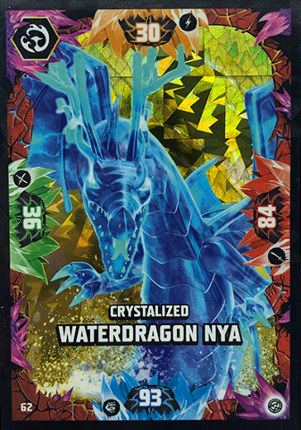 NINJAGO Trading Card Game (English) Series 8 - # 62 Crystalized Waterdragon Nya