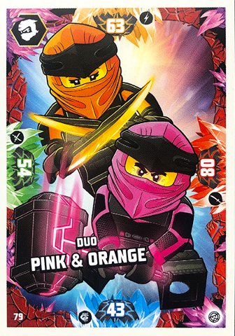 NINJAGO Trading Card Game (English) Series 8 - # 79 Duo Pink & Orange