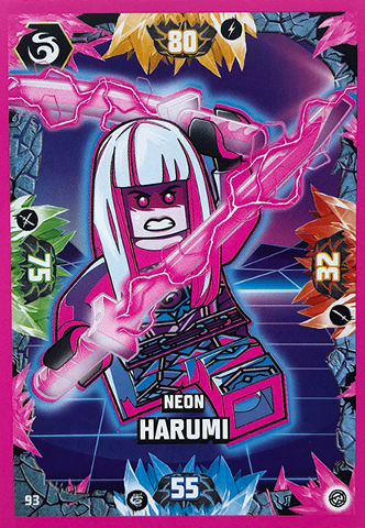 NINJAGO Trading Card Game (English) Series 8 - # 93 Neon Harumi