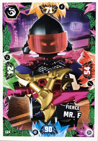 NINJAGO Trading Card Game (English) Series 8 - # 124 Fierce Mr. F