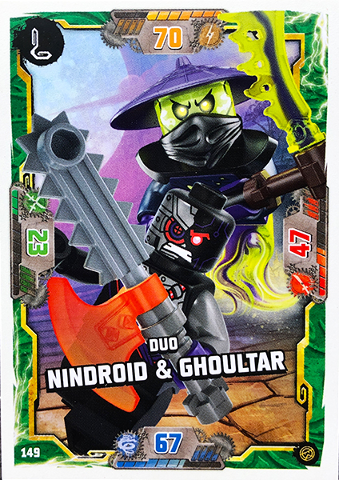 NINJAGO Trading Card Game (English) Series 8 - # 149 Duo Nindroid & Ghoultar