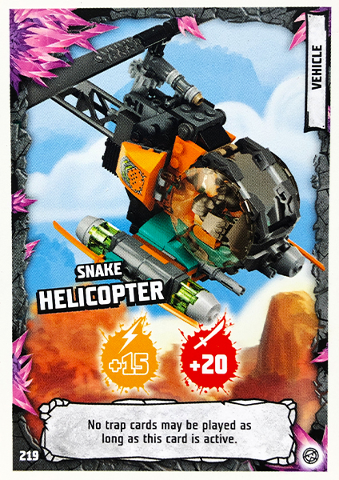 NINJAGO Trading Card Game (English) Series 8 - # 219 Snake Helicopter