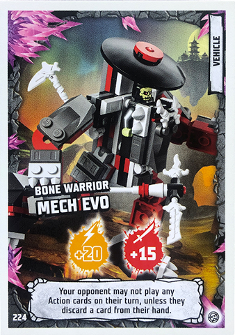 NINJAGO Trading Card Game (English) Series 8 - # 224 Bone Warrior Mech EVO