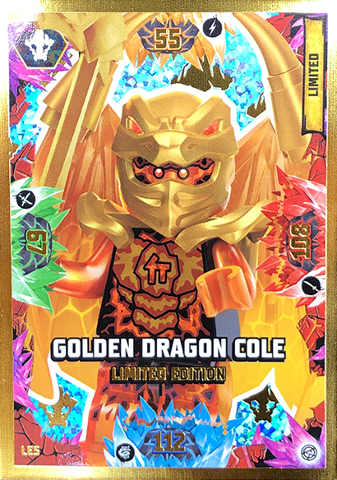 NINJAGO Trading Card Game (English) Series 8 - # LE5 Golden Dragon Cole Limited Edition
