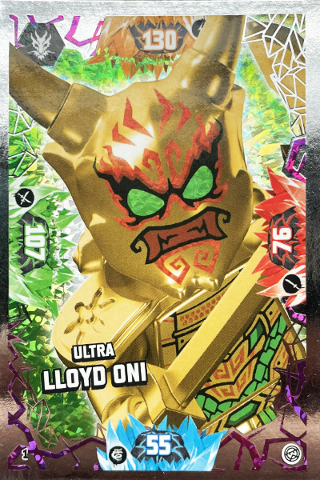 NINJAGO Trading Card Game (Polish) Series 8 - # 1 Ultra Lloyd Oni