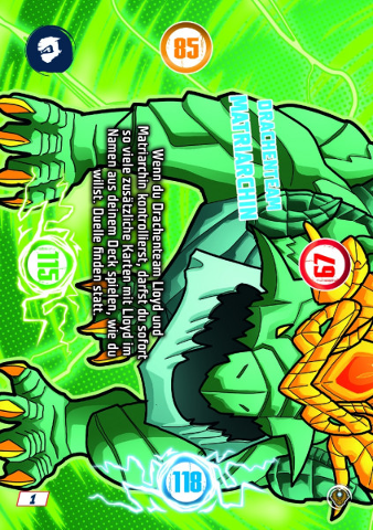 NINJAGO Trading Card Game (German) Series 9 (Next Level) - # 1 Drachenteam Matriarchin