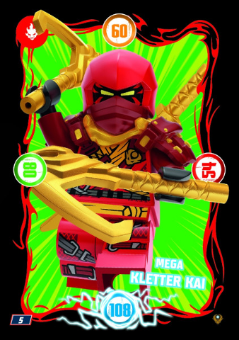 NINJAGO Trading Card Game (German) Series 9 (Next Level) - # 5 Mega Kletter Kai