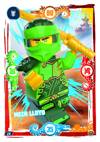 NINJAGO Trading Card Game (German) Series 9 (Next Level) - # 14 Mech Lloyd