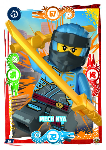 NINJAGO Trading Card Game (German) Series 9 (Next Level) - # 16 Mech Nya