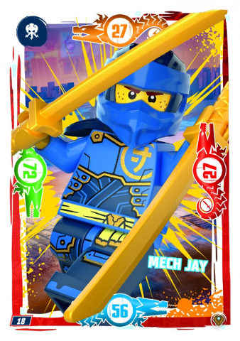 NINJAGO Trading Card Game (German) Series 9 (Next Level) - # 18 Mech Jay